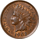 1902 Indian Cent