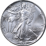 1988 Silver American Eagle $1 CAC MS70 - Ultra Low Pop! - STOCK