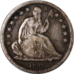1839-O Seated Liberty Dime - Choice