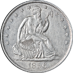 1856-O Seated Half Dollar Choice AU/BU Great Eye Appeal Strong Strike