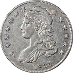1834 Bust Half Dollar &#39;Small Date, Small Letters&#39; Nice AU 0-115 R.2 Nice Strike