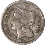 1873 Three (3) Cent Nickel