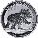 2016 Australia 1 Ounce Silver - Koala - BU - STOCK
