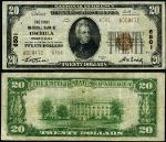 Osceola PA-Pennsylvania $20 1929 T-2 National Bank Note Ch #6501 FNB VF