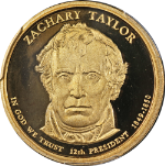 2009-S Presidential Dollar - Zachary Taylor - PCGS PR70 DCAM