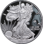 2020-W Proof Silver American Eagle $1 World War II V75 Privy - OGP COA - STOCK