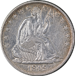 1849-O Seated Half Dollar Choice XF/AU Details Nice Eye Appeal Nice Strike