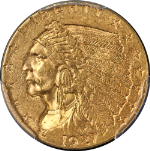 1927 Indian Gold $2.50 PCGS MS62 Nice Eye Appeal Nice Strike