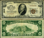 Norfolk VA-Virginia $10 1929 T-1 National Bank Note Ch #6032 Norfolk NB of Commerce Fine+
