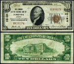Norfolk VA-Virginia $10 1929 T-1 National Bank Note Ch #10194 Seaboard Citizens NB VF+