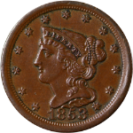 1853 Half Cent - Choice