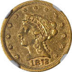 1872-S Liberty Gold $2.50 NGC XF45 Great Eye Appeal Nice Strike