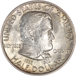 1922 Grant No Star Commem Half Dollar