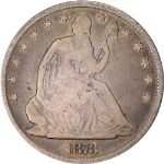 1873-P Seated Half Dollar