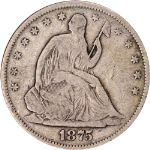 1875-S Seated Half Dollar