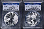 2013-W Silver American Eagle $1 2 Coin Set PCGS Reverse PR70 Enhanced MS70