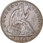 1855-O Seated Half Dollar - Choice