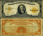 FR. 1173 $10 1922 Gold Certificate Fine+