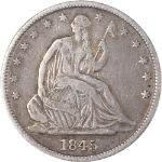 1845-O Seated Half Dollar