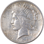 1921-P Peace Dollar - Cleaned