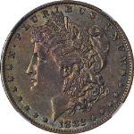 1882-O/S Morgan Silver Dollar NGC Unc Details VAM 4 EDS Nice Strike