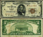 FR. 1850 F $5 1929 Federal Reserve Bank Note Atlanta F-A Block