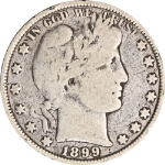 1899-P Barber Half Dollar