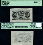 FR. 1275 SP 15 c. 3rd Issue Fractional Note Face Wide Margin Autograph Choice PCGS AU58 PPQ