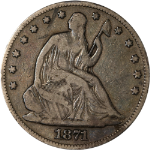 1871-P Seated Half Dollar