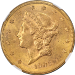 1903-S Liberty Gold $20 NGC MS62 Superb Eye Appeal Strong Strike