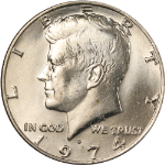 1974-D Kennedy Half Dollar - Doubled Die Obverse