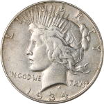 1934-S Peace Dollar - Choice