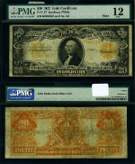 FR. 1187 M $20 1922 Gold Certificate Mule Fine12