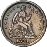 1844-P Seated Liberty Half Dime