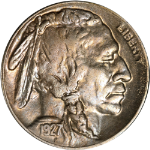 1927-S Buffalo Nickel - Cleaned