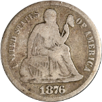1876-S Seated Liberty Dime