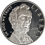 2009-P Abraham Lincoln Commemorative Silver $1 PCGS PR70 DCAM