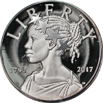 2017-P American Liberty 225th Anniversary Silver Medal Proof OGP COA - STOCK