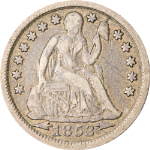 1853-P Seated Liberty Dime