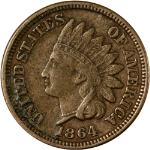 1864CN Indian Cent