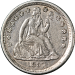 1857-O Seated Liberty Dime Choice AU Details Nice Eye Appeal Nice Strike