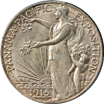1915-S Panama-Pacific Commem Half Dollar PCGS MS64 Great Eye Appeal