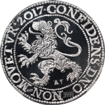 2017 Lion Dollar Royal Dutch Mint 1 Ounce Silver NGC PF70 Ultra Cameo Money Fair