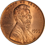 1995-P Lincoln Cent - Doubled Die Obverse