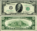 FR. 2012 G $10 1950-B Federal Reserve Note Chicago G-F Block Choice CU