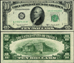 FR. 2013 G $10 1950-C Federal Reserve Note Chicago G-F Block Choice CU+