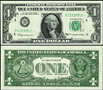 FR. 1900 D* $1 1963 Federal Reserve Note Cleveland D-* Block Choice CU Star