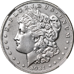 2021-D Morgan Silver Dollar &#39;D&#39; Privy Mark NGC MS70 100th Anniversary STOCK
