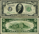 FR. 2009 G* $10 1934-D Federal Reserve Note Chicago G-* Block VF Star - Teller