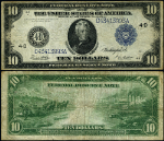 FR. 919 C $10 1914 Federal Reserve Note Cleveland VF